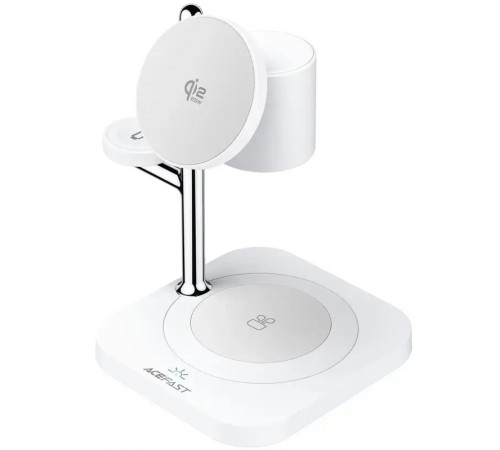 БЗП Acefast E39 desktop 4in1 Qi2 32.5W White