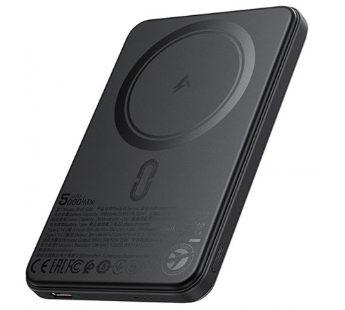Портативний ЗП Power Bank Acefast M30 PD20W з БЗП with cable 5000 mAh Black