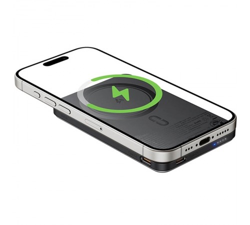 Портативний ЗП Power Bank Acefast M30 PD20W з БЗП with cable 5000 mAh Black
