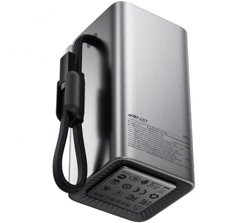Портативний ЗП Power Bank Acefast M33 100W 20000 mAh Metal gray
