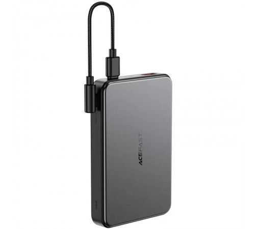 Портативний ЗП Power Bank Acefast M31 PD22.5W з БЗП with cable 10000 mAh Black