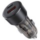 АЗП Acefast B12 PD30W+QC3.0 total 60W (1USB-A/1C) Black