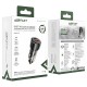 АЗП Acefast B12 PD30W+QC3.0 total 60W (1USB-A/1C) Black