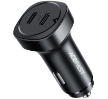 АЗП Acefast B2 PD36W+PD36W total 72W (2USB-C) Black