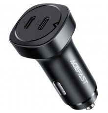 АЗП Acefast B2 PD36W+PD36W total 72W (2USB-C) Black