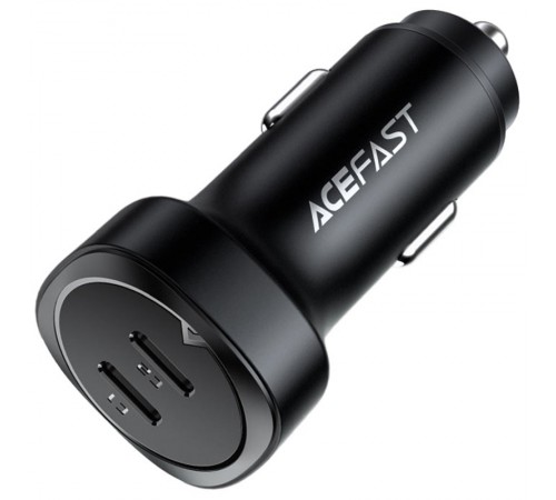 АЗП Acefast B2 PD36W+PD36W total 72W (2USB-C) Black
