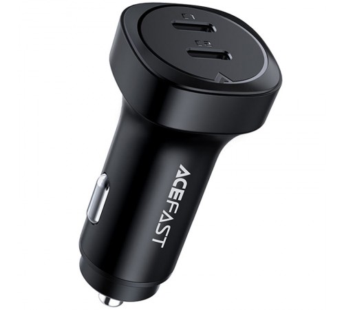 АЗП Acefast B2 PD36W+PD36W total 72W (2USB-C) Black