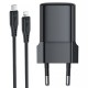 МЗП Acefast A117 mini PD20W GaN (1USB-C) + кабель Type-C to Lightning Black