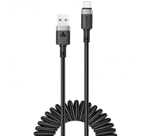 Дата кабель Acefast C14-04 USB to Type-C 3A (1.2m) Black
