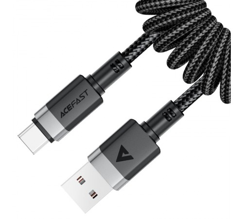 Дата кабель Acefast C14-04 USB to Type-C 3A (1.2m) Black