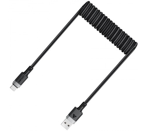 Дата кабель Acefast C14-04 USB to Type-C 3A (1.2m) Black