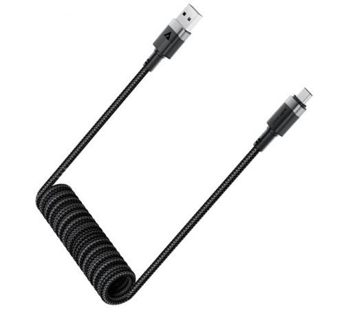 Дата кабель Acefast C14-04 USB to Type-C 3A (1.2m) Black
