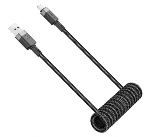 Дата кабель Acefast C14-04 USB to Type-C 3A (1.2m) Black