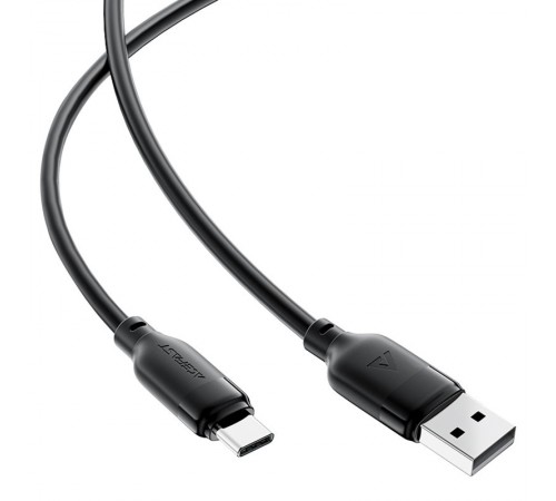 Дата кабель Acefast C16-04 USB to Type-C 3A (1.2m) Black