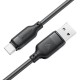 Дата кабель Acefast C16-04 USB to Type-C 3A (1.2m) Black