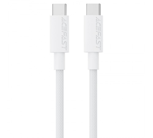 Дата кабель Acefast C18-03 Type-C to Type-C 60W (1.2m) White