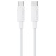 Дата кабель Acefast C18-03 Type-C to Type-C 60W (1.2m) White