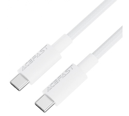 Дата кабель Acefast C18-03 Type-C to Type-C 60W (1.2m) White