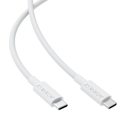 Дата кабель Acefast C18-03 Type-C to Type-C 60W (1.2m) White