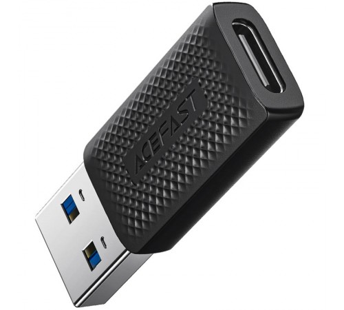 Перехідник Acefast J2 USB Male to Type-C Female USB3.0 Black