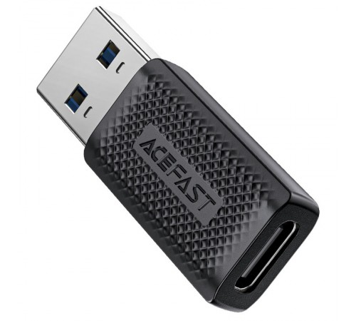 Перехідник Acefast J2 USB Male to Type-C Female USB3.0 Black