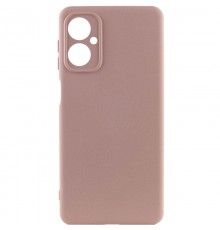 Чохол Silicone Cover Ummi Lakshmi Full Camera (AA) для Motorola Moto G55 5G Рожевий / Pink Sand
