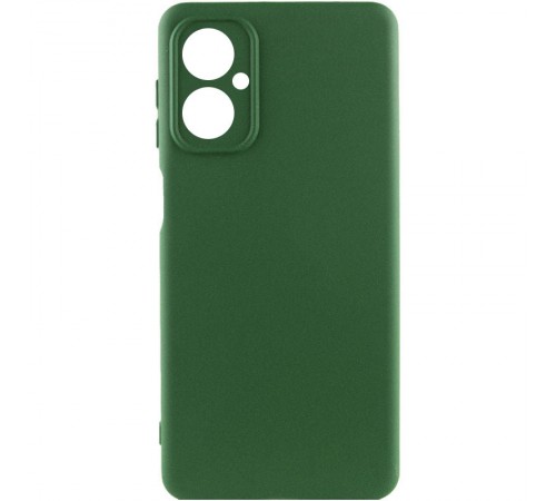 Чохол Silicone Cover Ummi Lakshmi Full Camera (AA) для Motorola Moto G55 5G Зелений / Dark green