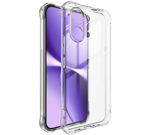 TPU чохол GETMAN Ease logo посилені кути Full Camera для Xiaomi Poco X8 Pro Max Безбарвний (прозорий)