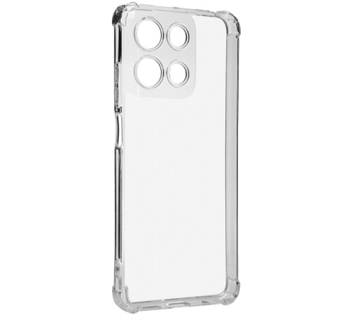 TPU чохол GETMAN Ease logo посилені кути Full Camera для Motorola Moto G17 Безбарвний (прозорий)