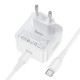 МЗП Hoco C161A Speed PD40W (1USB-C) + кабель Type-C to Type-C White
