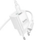 МЗП Hoco C147A PD20W+QC3.0 (1USB-A/1C) + кабель Type-C to Lightning White