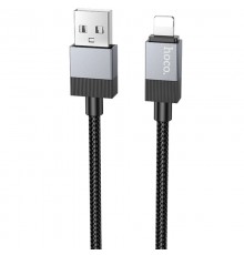 Дата кабель Hoco X110 Honorific USB to Lightning 2.4A (1m) Black