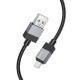 Дата кабель Hoco X110 Honorific USB to MicroUSB 2.4A (1m) Black