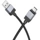 Дата кабель Hoco X110 Honorific USB to MicroUSB 2.4A (1m) Black