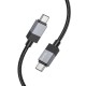 Дата кабель Hoco X110 Honorific USB to Type-C 3A (1m) Black