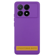 Чохол TPU GETMAN Liquid Silk Full Camera для Motorola Moto G15 4G / G15 Power / G17 / G17 Power Фіолетовий / Purple