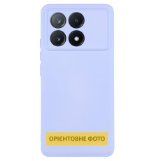 Чохол TPU GETMAN Liquid Silk Full Camera для Motorola Moto G15 4G / G15 Power / G17 / G17 Power Бузковий / Light purple