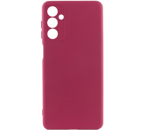 Чохол TPU GETMAN Liquid Silk Full Camera для Samsung Galaxy A27 Бордовий / Marsala