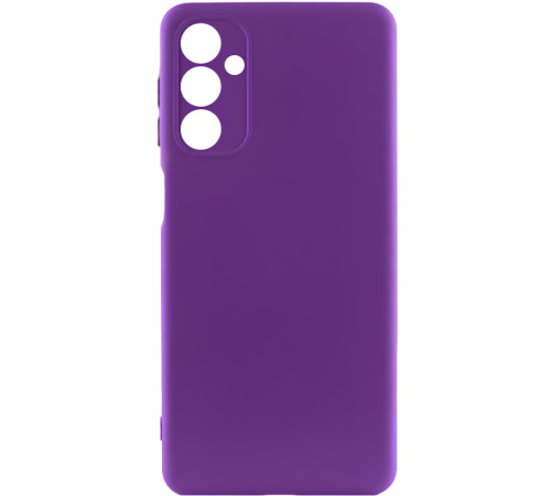 Чохол TPU GETMAN Liquid Silk Full Camera для Samsung Galaxy A27 Фіолетовий / Purple