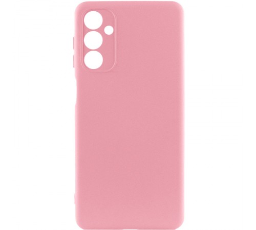 Чохол TPU GETMAN Liquid Silk Full Camera для Samsung Galaxy A27 Рожевий / Pink
