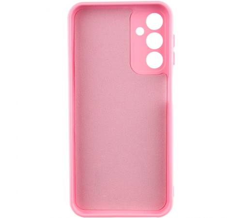 Чохол TPU GETMAN Liquid Silk Full Camera для Samsung Galaxy A27 Рожевий / Pink
