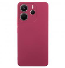 Чохол TPU GETMAN Liquid Silk Full Camera для Xiaomi Redmi A7 Pro 4G / Poco C81 Бордовий / Marsala