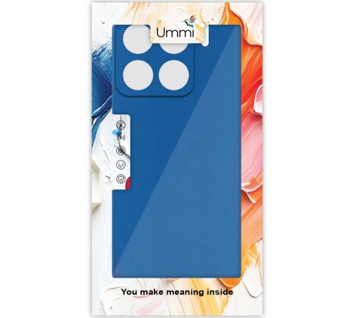 Чохол Silicone Cover Ummi Lakshmi Full Camera (AA) для Xiaomi 15 Pro Синій / Navy Blue