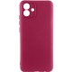 Чохол Silicone Cover Ummi Lakshmi Full Camera (AA) для Samsung Galaxy A04e Бордовий / Marsala