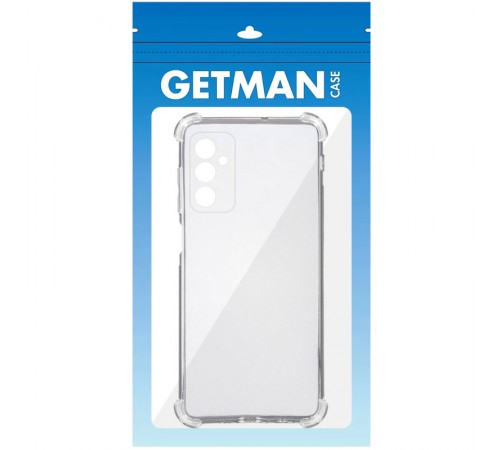 TPU чохол GETMAN Ease logo посилені кути Full Camera для Samsung Galaxy A27 Безбарвний (прозорий)