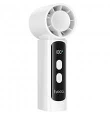 Портативний вентилятор Hoco HX601 handheld folding fan 3000 mAh White