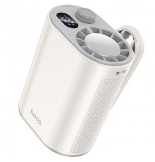 Портативний вентилятор Hoco HX609 handheld folding fan 3600 mAh White