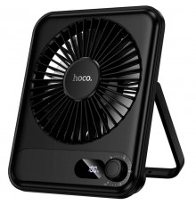 Портативний вентилятор Hoco HX607 handheld folding fan 2000 mAh Black