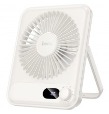 Портативний вентилятор Hoco HX607 handheld folding fan 2000 mAh White