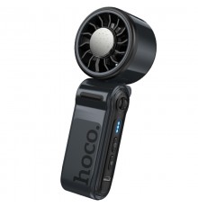 Портативний вентилятор Hoco HX604 handheld folding fan 3000 mAh Navy Blue